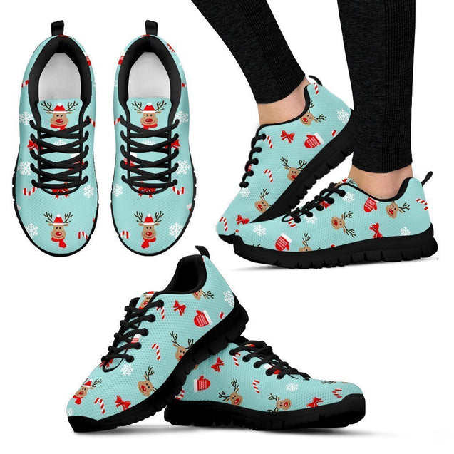 Reindeer Women's Sneakers-6teenth World™-Women's Sneakers-US5 (EU35)-Vibe Cosy™
