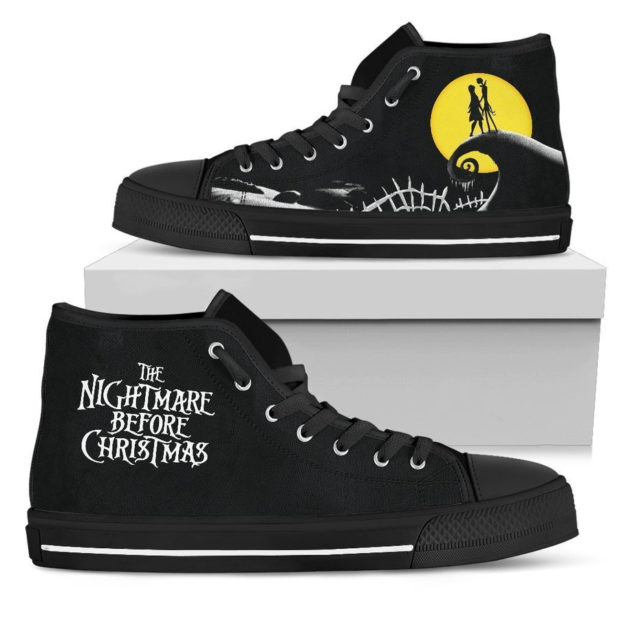The Nightmare Before Christmas-Shoes-6teenth Outlet-Mens High Top - White - The Nightmare Before Christmas-US5 (EU38)-Vibe Cosy™