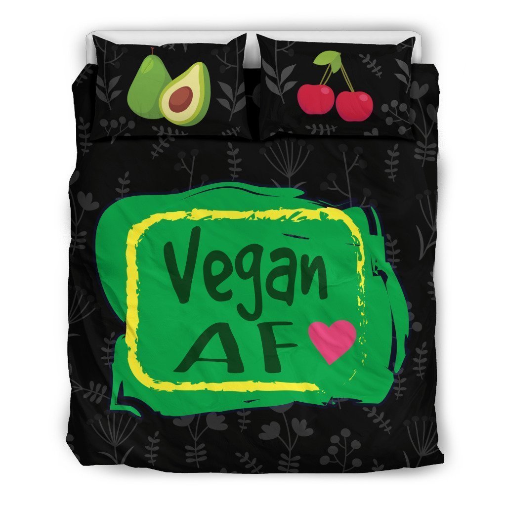 Vegan AF Bedding Set for Healthy Vegans-6teenth World™-Bedding Set-US Twin-Vibe Cosy™