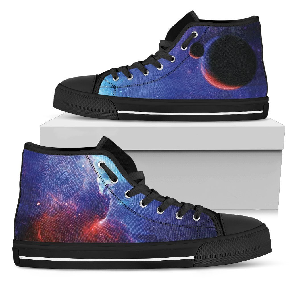 Space Shoes-Shoes-6teenth Outlet-Mens High Top - Black - Space Shoes-US5 (EU38)-Vibe Cosy™
