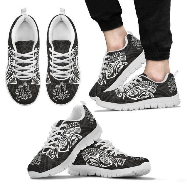 Guam Sneakers - Polynesian Version - NN9-SNEAKERS-Polynesian Print-Men-US5 (EU38)-White-Vibe Cosy™