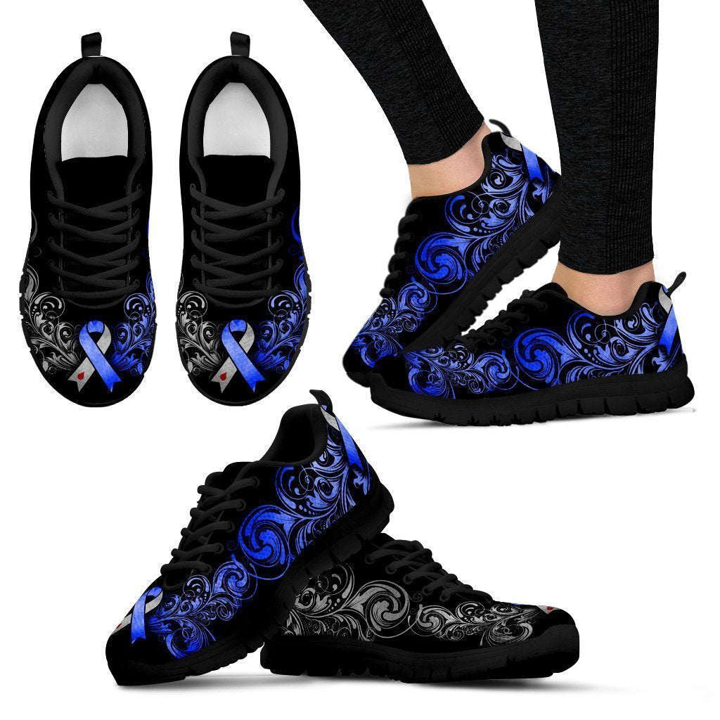 Type 1 Diabetes Awareness Women's Sneakers-6teenth World™-Women's Sneakers-US5 (EU35)-Vibe Cosy™