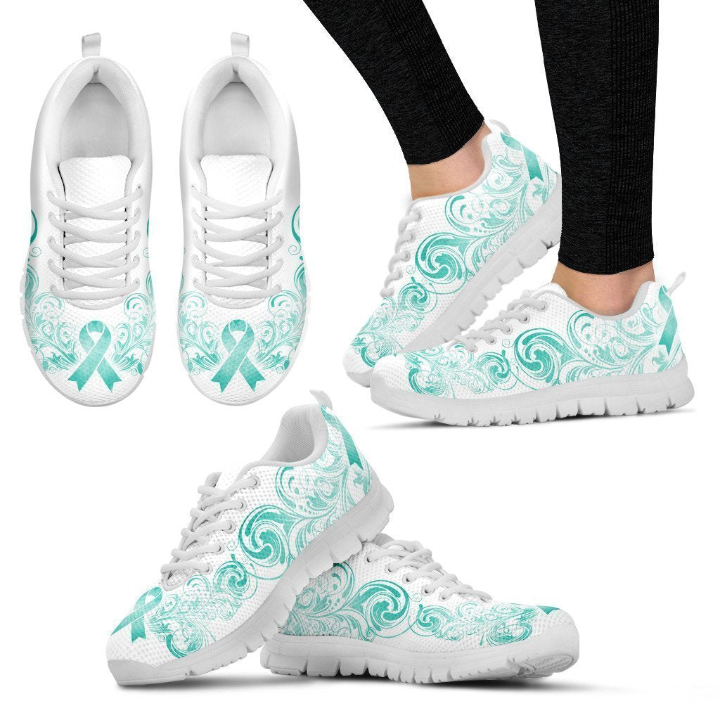Cervical Cancer Awareness Women's Sneakers-6teenth World™-Women's Sneakers-US5 (EU35)-Vibe Cosy™