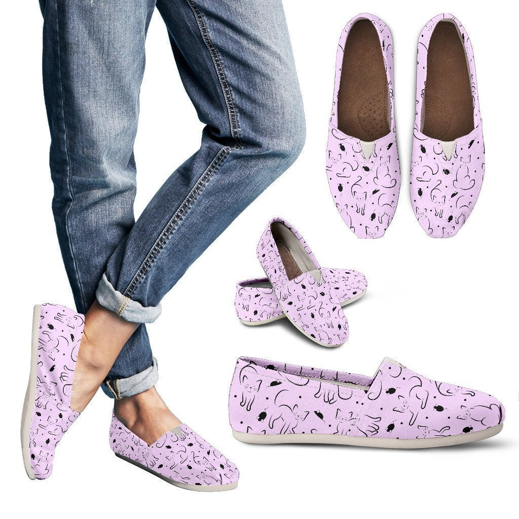 Pink Cat Women's Casual Shoes-6teenth World™-Women's Casual Shoes-US6 (EU36)-Vibe Cosy™
