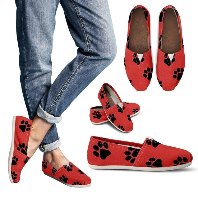 Pooch Paw Print Women's Casual Shoes-6teenth World™-Women's Casual Shoes-US6 (EU36)-Vibe Cosy™