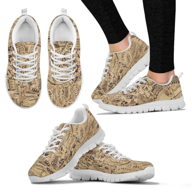 The Hogwarts express-Shoes-6teenth Outlet-Women's Sneakers - White - The Hogwarts express-US5 (EU35)-Vibe Cosy™