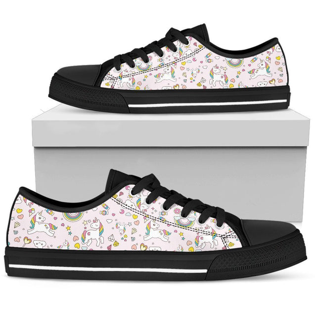 Unicorn pink Women's Low Top Shoe-6teenth World™-Women's Low Top Shoe-US5.5 (EU36)-Vibe Cosy™
