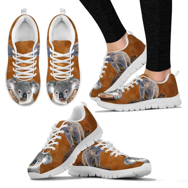 Koala Australia Sneakers - BN01-SNEAKERS-HP Arts-Women's Sneakers - White - Koala 2-US5 (EU35)-Vibe Cosy™