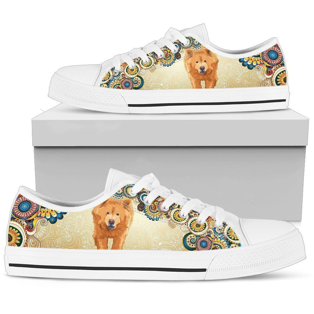 Chow chow Women's Low Top Shoe-6teenth World™-Women's Low Top Shoe-US5.5 (EU36)-Vibe Cosy™