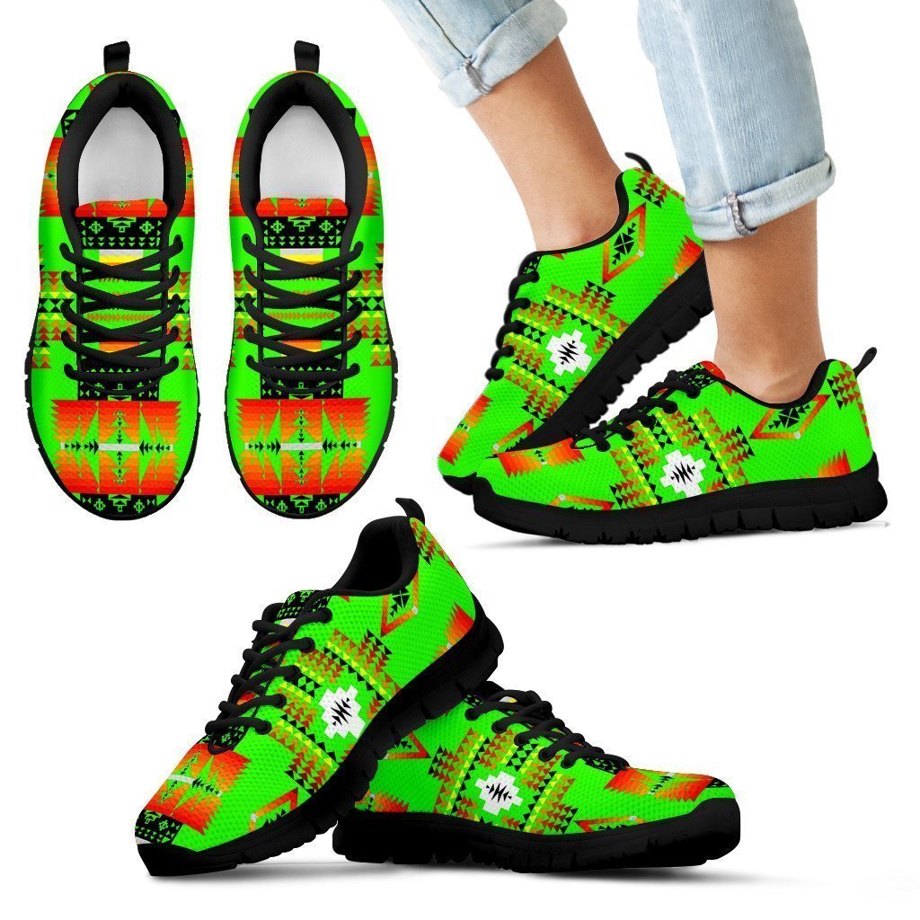 Seven Tribes Lime Green Sopo Kid's Sneakers-6teenth World™-Kid's Sneakers-11 CHILD (EU28)-Vibe Cosy™