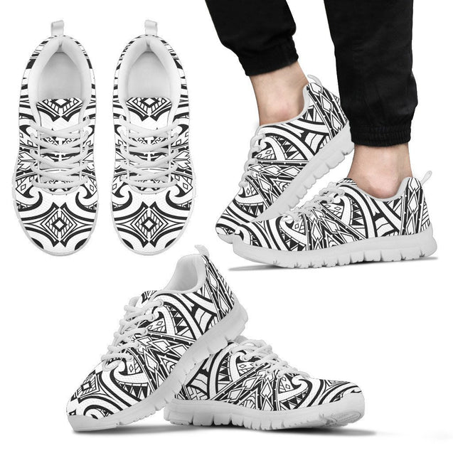 Poly Tribal Sneakers 37 - AH - J9-SNEAKERS-Alohawaii-Men's Sneakers-US5 (EU38)-White-Vibe Cosy™