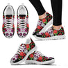 Red Roses Skull Sneakers - White-6teenth World™-Women's Sneakers-US5 (EU35)-Vibe Cosy™