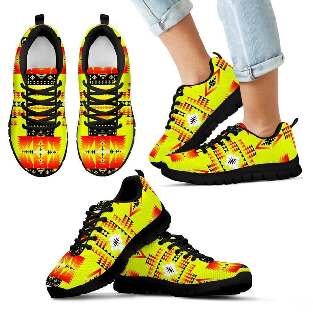 Seven Tribes Yellow Sopo Kid's Sneakers-6teenth World™-Kid's Sneakers-11 CHILD (EU28)-Vibe Cosy™