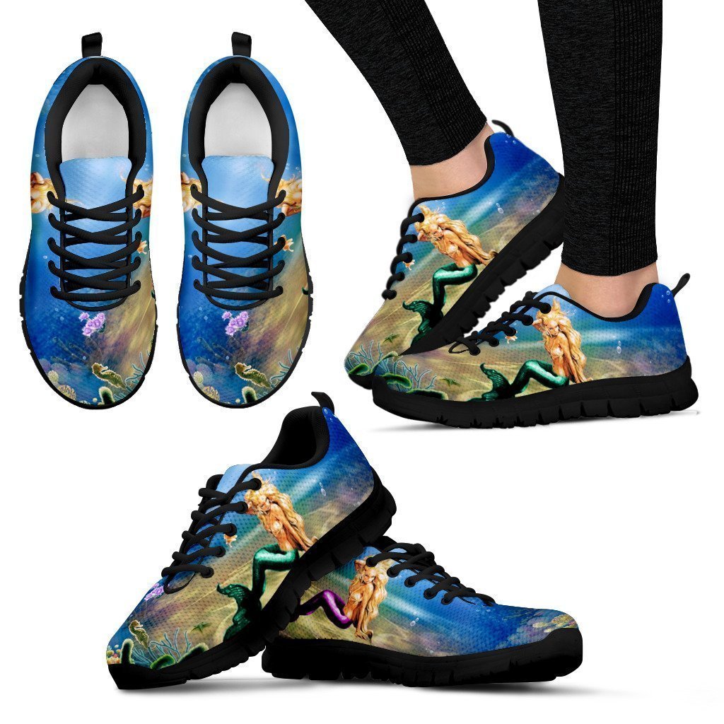 Mermaid Women's Sneakers Style 1.-6teenth World™-Women's Sneakers-US5 (EU35)-Vibe Cosy™
