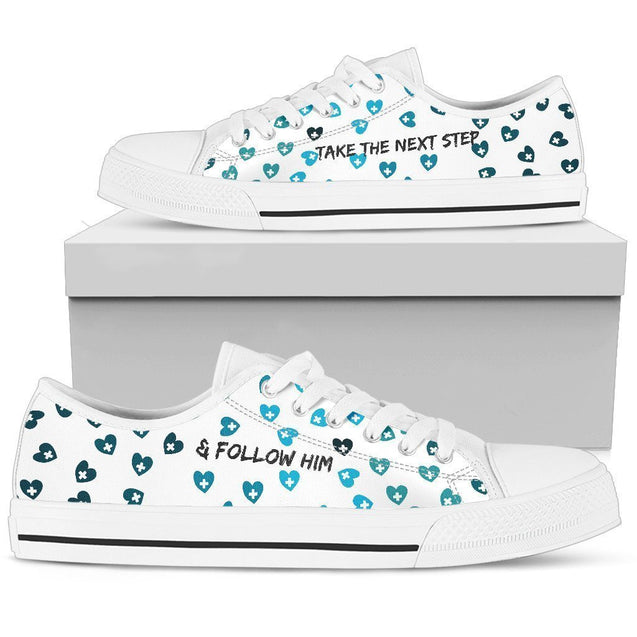 Take The Next Step & Follow Him Shoe-6teenth World™-Women's Low Top Shoe-US5.5 (EU36)-Vibe Cosy™