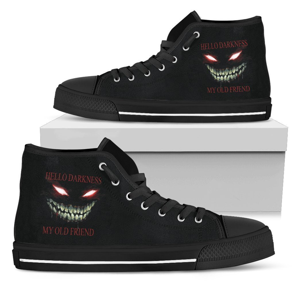 Hello Darkness-Shoes-6teenth Outlet-Womens High Top - Black - Hello Darkness-US5.5 (EU36)-Vibe Cosy™