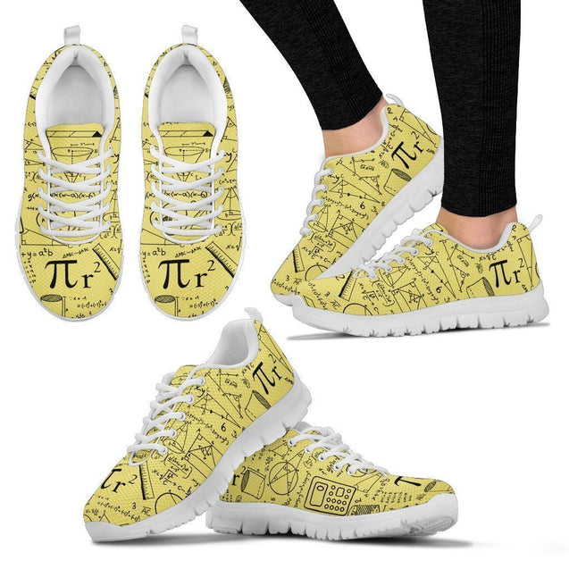 Math WHITE Women's Sneakers-6teenth World™-Women's Sneakers-US5 (EU35)-Vibe Cosy™