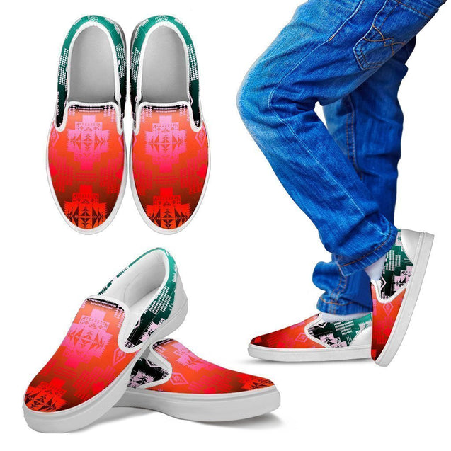 First Winter Storm Kid's Slip Ons-6teenth World™-Kid's Slip Ons-11 CHILD (EU28)-Vibe Cosy™