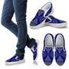 Seven Tribes Blue with Gray Men's Slip Ons-6teenth World™-Kid's Sneakers-US8 (EU40)-Vibe Cosy™