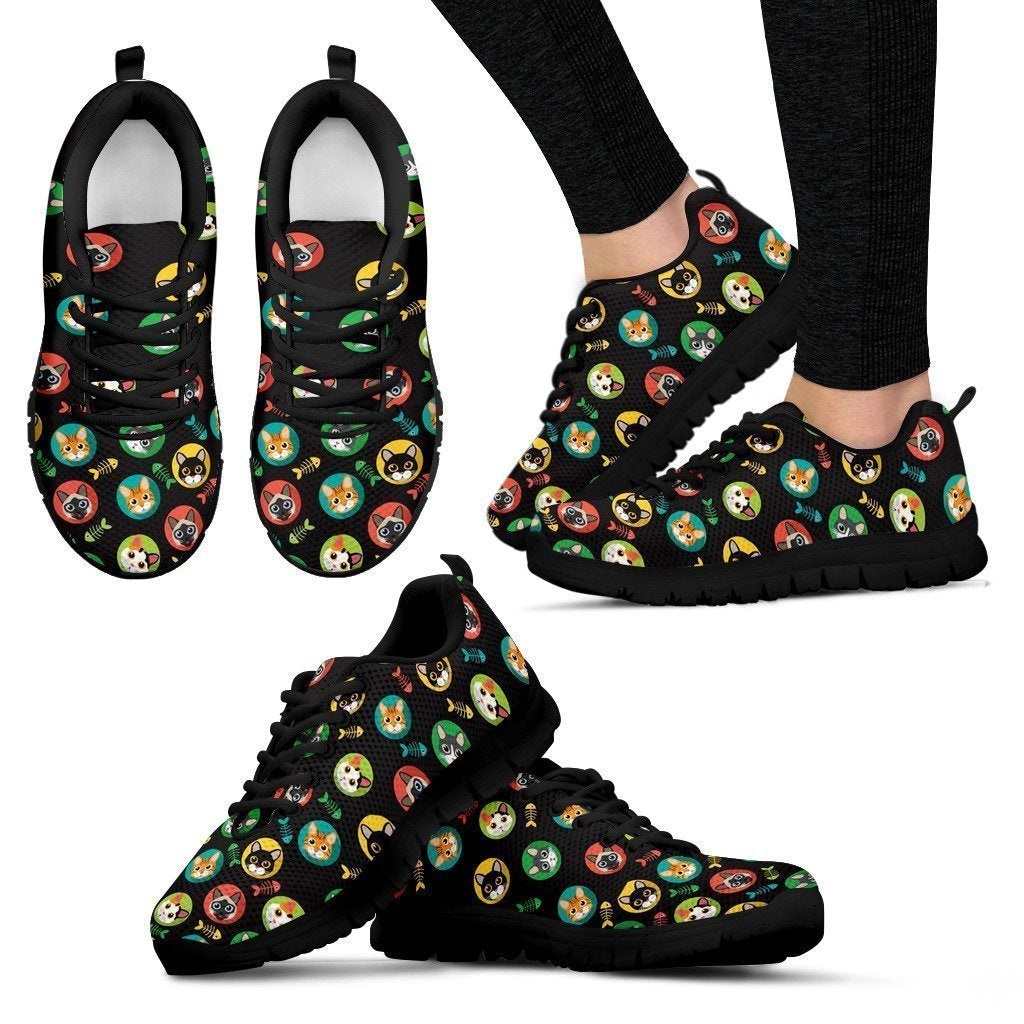 Cartoon Women's Sneakers-6teenth World™-Women's Sneakers-US5 (EU35)-Vibe Cosy™