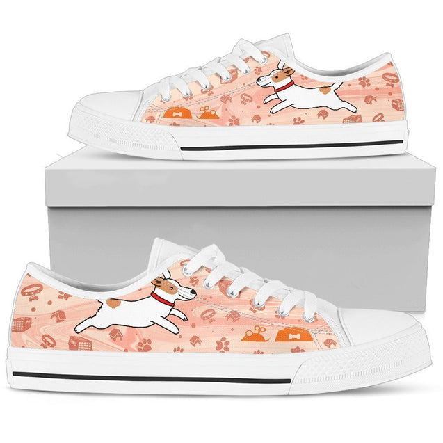 Jack Russell Women's Low Top Shoe-6teenth World™-Women's Low Top Shoe-US5.5 (EU36)-Vibe Cosy™