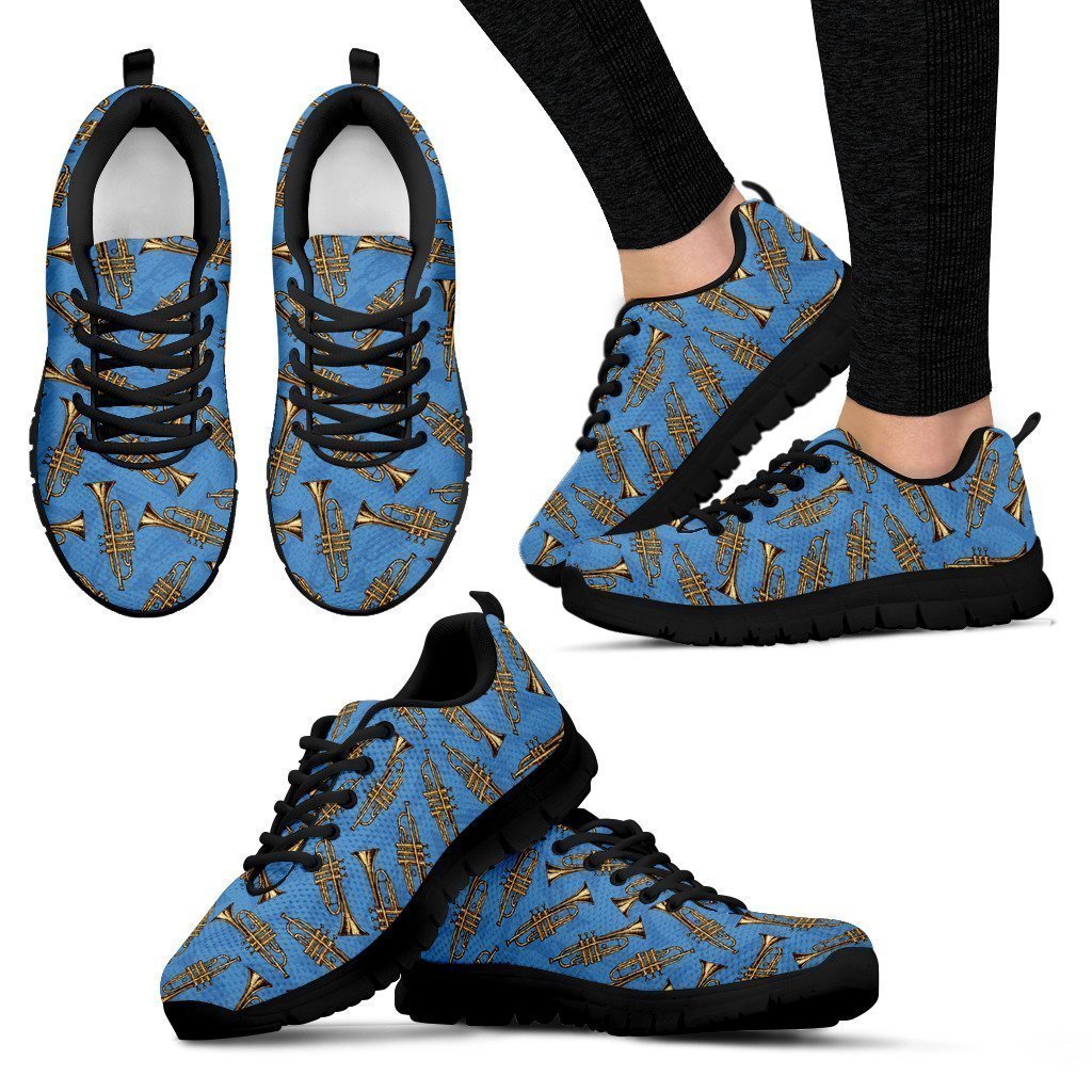 Trumpet Design Women's Sneakers-6teenth World™-Women's Sneakers-US5 (EU35)-Vibe Cosy™