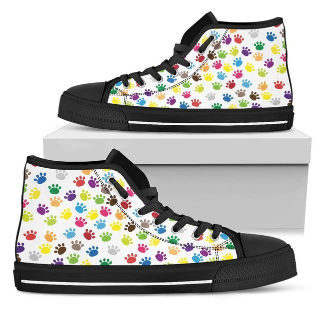 Cat paws-shoes-6teenth Outlet-Womens High Top - Black - Cat paws-US5.5 (EU36)-Vibe Cosy™