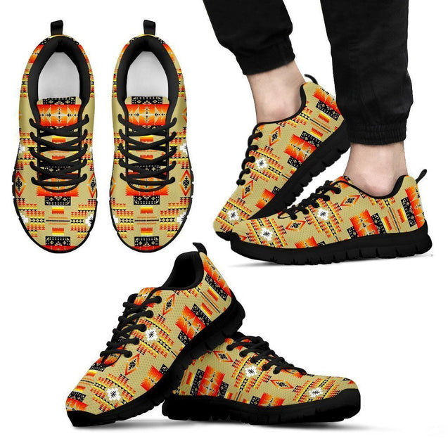 Seven Tribes Tan men's Sneakers-6teenth World™-Men's Sneakers-US5 (EU38)-Vibe Cosy™