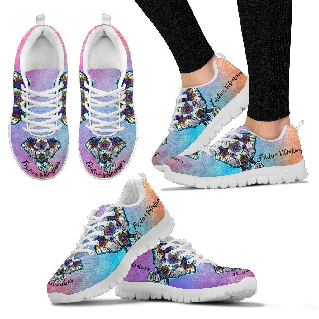 Positive Vibrations Women's Sneakers-6teenth World™-Women's Sneakers-US5 (EU35)-Vibe Cosy™