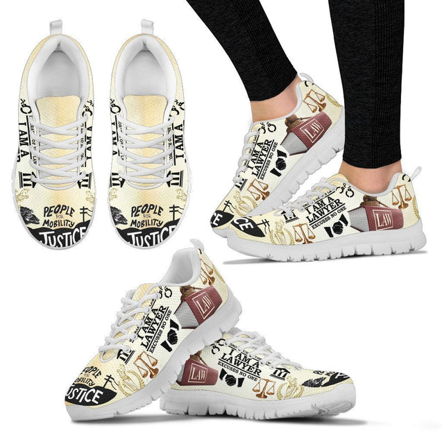 Lawyer Sneakers - White-6teenth World™-Women's Sneakers-US5 (EU35)-Vibe Cosy™