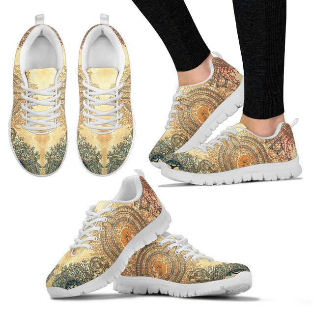 Mandala-shoes-6teenth Outlet-Women's Sneakers - White - Mandala-US5 (EU35)-Vibe Cosy™