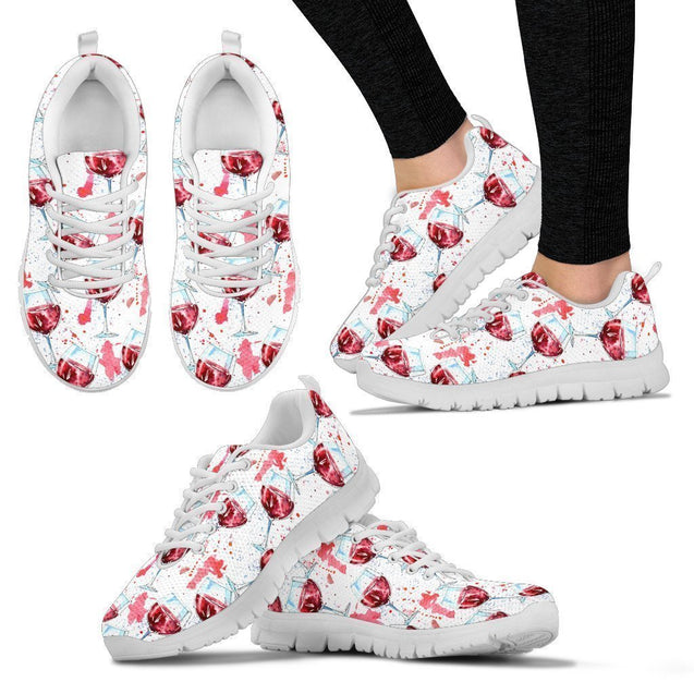 A Glass of Wine Women's Sneakers-6teenth World™-Women's Sneakers-US5 (EU35)-Vibe Cosy™