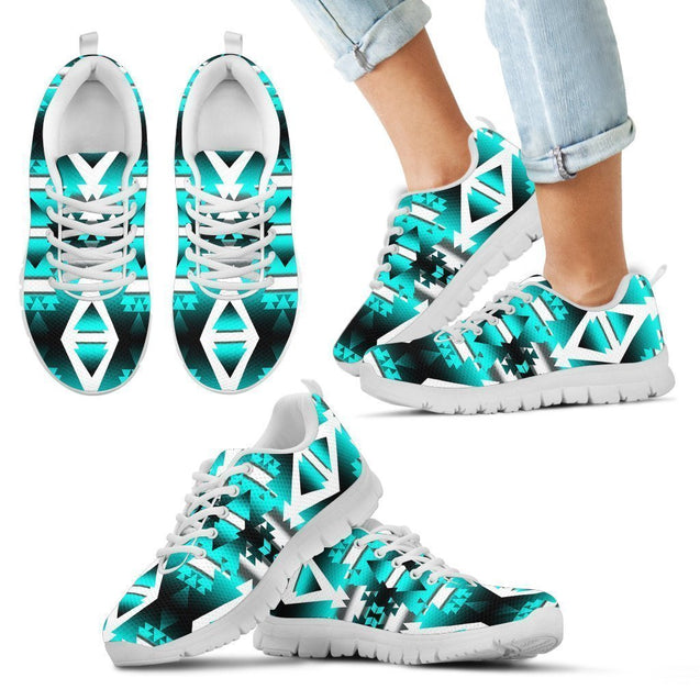Teal Winter Camp Sopo Kid's Sneakers White Sole-6teenth World™-Kid's Sneakers-11 CHILD (EU28)-Vibe Cosy™