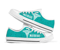 Teal Nurse Medical Icons Low Top Shoes TA040707-TA-Women's low top-EU36 (US5.5)-Vibe Cosy™