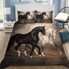 Black And White Horses Bedding Set QB06182002-Quilt-TA-Twin-Vibe Cosy™