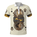 3D Yellow Ace Spade Lion King Poker All Over Printed  Unisex Shirts