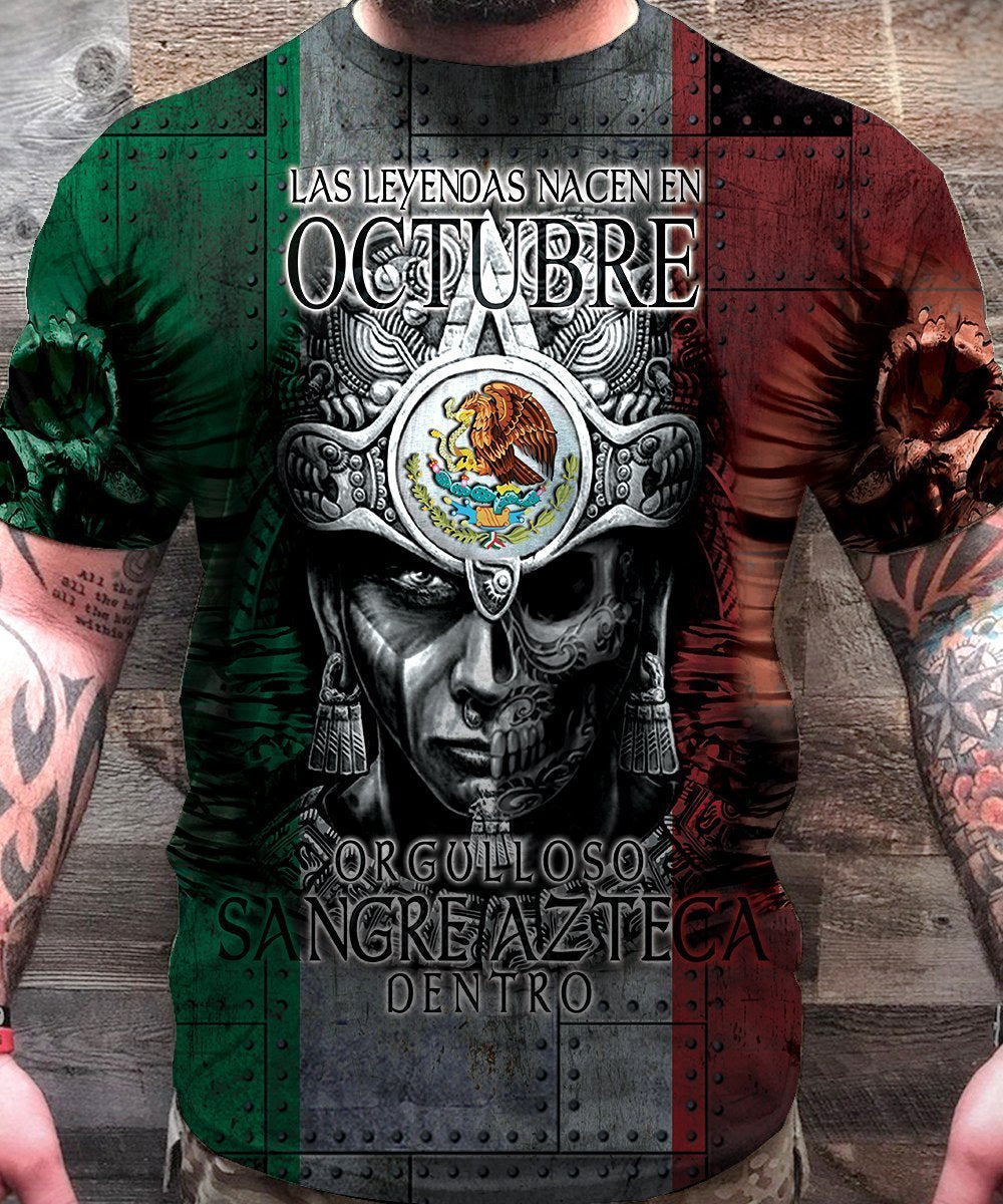 3D All Over Aztec Warrior Mexican 10 Hoodie-Apparel-HP Arts-Hoodie-S-Vibe Cosy™