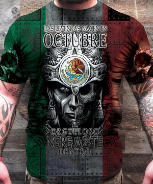 3D All Over Aztec Warrior Mexican 10 Hoodie-Apparel-HP Arts-Hoodie-S-Vibe Cosy™