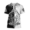 Love Viking Warriors tattoos 3D all over printed for man and women HHT01072002-Apparel-PL8386-T- Shirt-S-Vibe Cosy™
