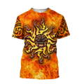 Maori tamanuitera the sun 3d all over printed shirt and short for man and women-Apparel-PL8386-T-shirt-S-Vibe Cosy™