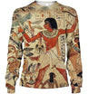 All Over Printed Ancient Egyptian Words-Apparel-HbArts-Sweatshirt-S-Vibe Cosy™