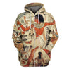 All Over Printed Ancient Egyptian Words-Apparel-HbArts-Zipped Hoodie-S-Vibe Cosy™