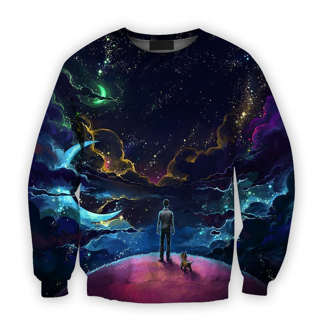 3D all over print Starry Sky-Apparel-HbArts-Sweatshirt-S-Vibe Cosy™