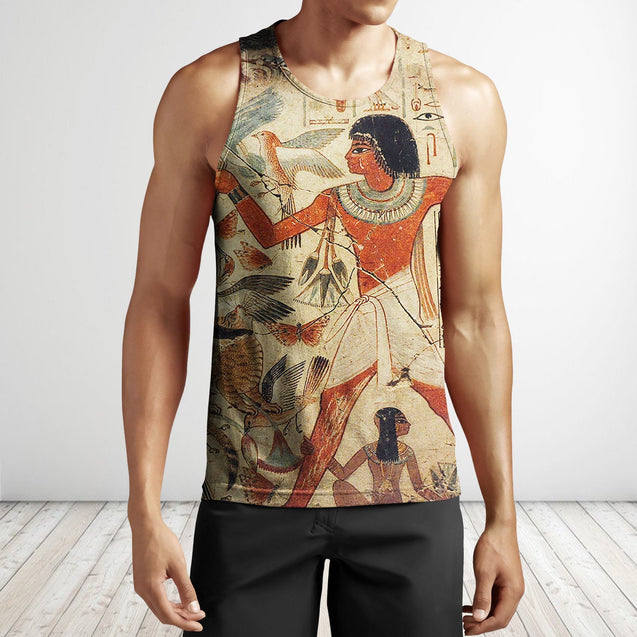All Over Printed Ancient Egyptian Words-Apparel-HbArts-Tank top-L-Vibe Cosy™