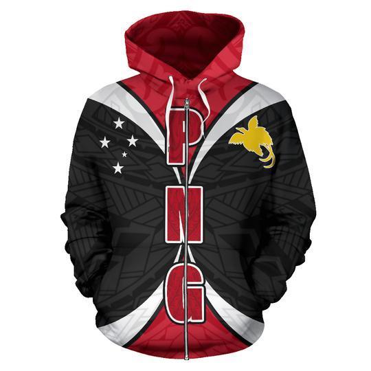 Papua New Guinea All Over Zip-Up Hoodie ZIP-NVD1112-Apparel-Amazing Hoodie-Zipped Hoodie-S-Vibe Cosy™