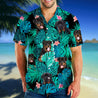 Rottweiler Hibiscus Tropical Hawaii Shirt HAC240703-Apparel-HG-HAWAII SHIRT-S-Vibe Cosy™