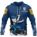 Rampant Lion of The Royal Arms of Scotland Hoodie-Apparel-HD09-Hoodie-S-Vibe Cosy™