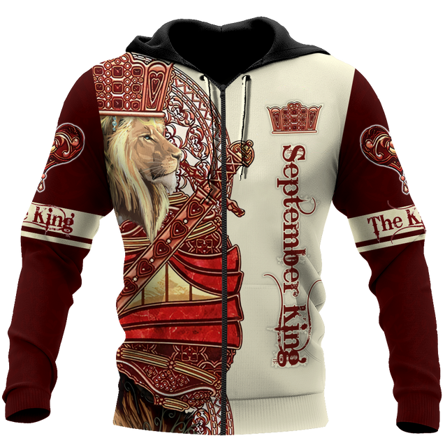 September King Lion 3D All Over Printed Unisex Shirts