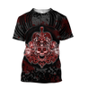 Gothic coat of arms with skull and angels 3D all over printed for men and women HHT14082003