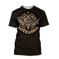 Maori shark tattoo 3d all over printed shirt and short for man and women HHT17072001-Apparel-PL8386-T-shirt-S-Vibe Cosy™